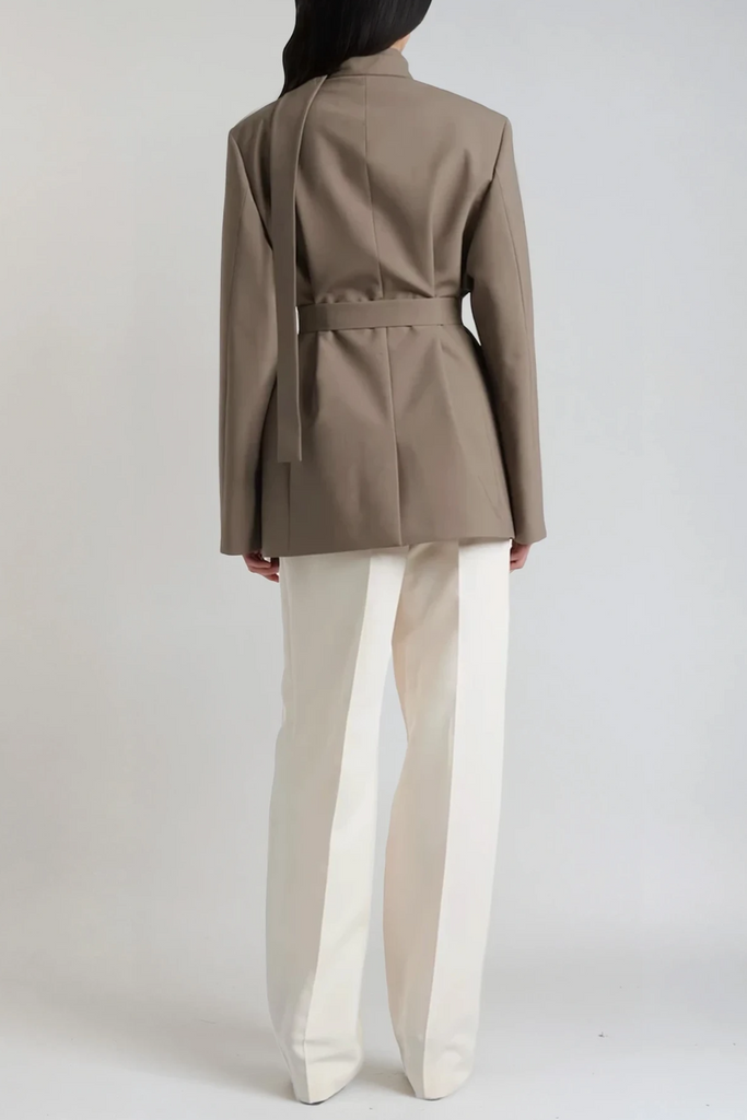 Cili Asymmetric Plunge Blazer - Stylish beautiful dress for special occasions | Buy Online