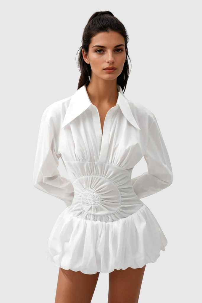 Cilla Ruch Mini Shirt Dress - Stylish beautiful dress for special occasions | Buy Online