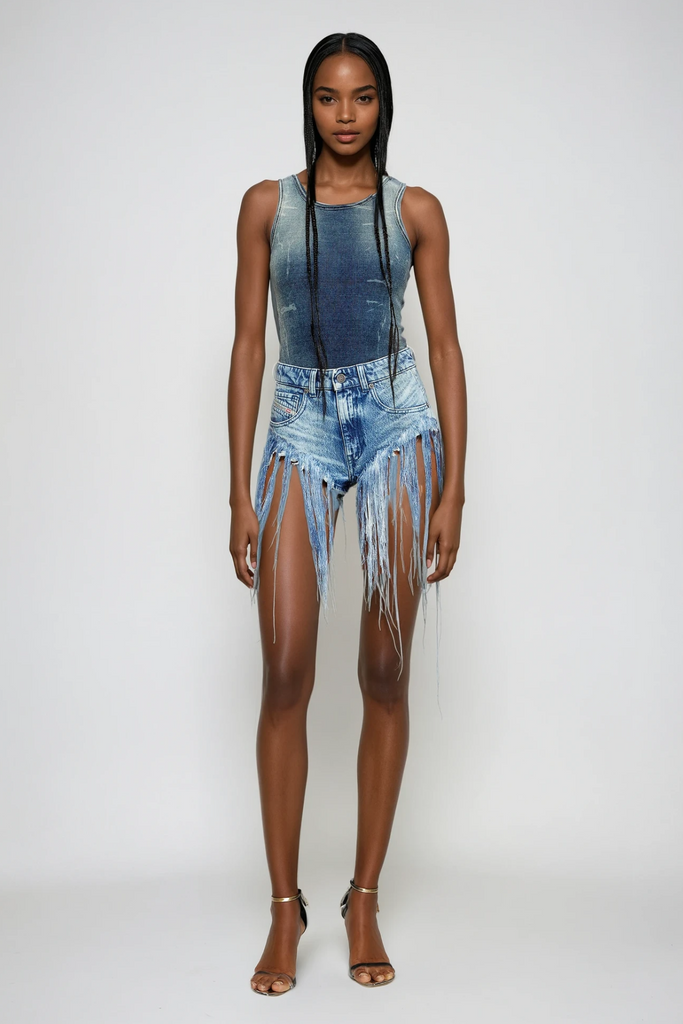Stylish beautiful dress | Cillian Fringe Shorts - Ideal for special occasions