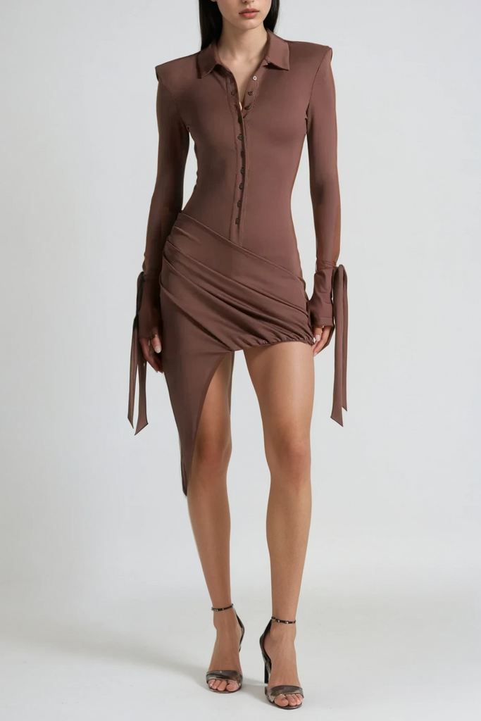 Shop  beautiful dress - Perfect for special occasions | Cinda Ruch Asymmetric Mini Dress