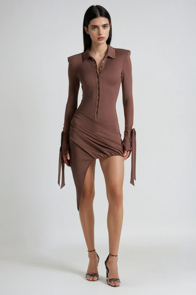 Shop  beautiful dress - Perfect for special occasions | Cinda Ruch Asymmetric Mini Dress