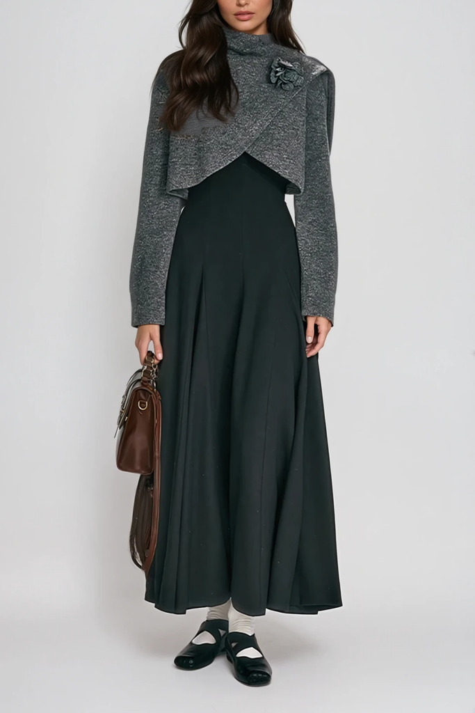 Ciorstaidh Shawl Knit Jacket - Stylish beautiful dress for special occasions | Buy Online