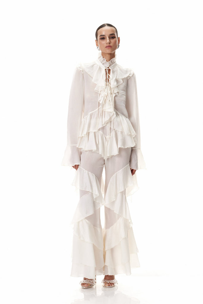 Stylish beautiful dress | Cirila Ruffle Pants Set - Ideal for special occasions