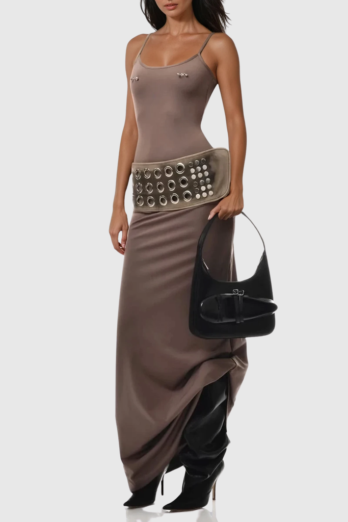 Shop  beautiful dress - Perfect for special occasions | Clair Spaghetti Embellished Maxi Dress