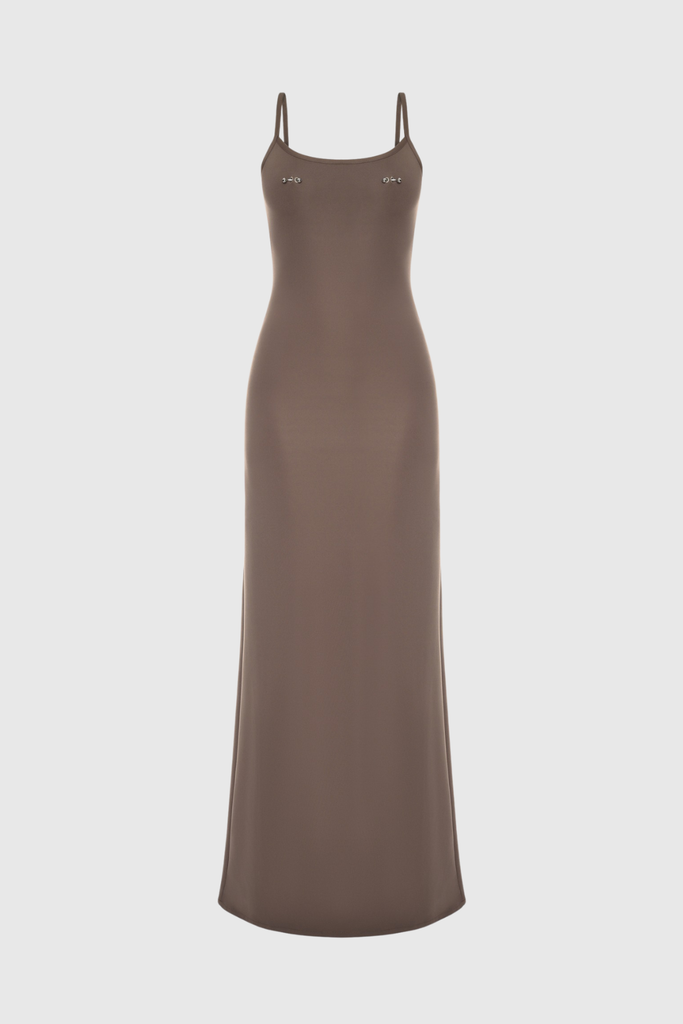 Clair Spaghetti Embellished Maxi Dress - Stylish beautiful dress for special occasions | Buy Online