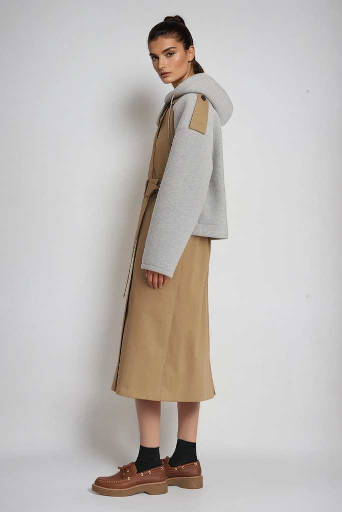 Clarice Deconstruct Trench Coat - Stylish beautiful dress for special occasions | Buy Online