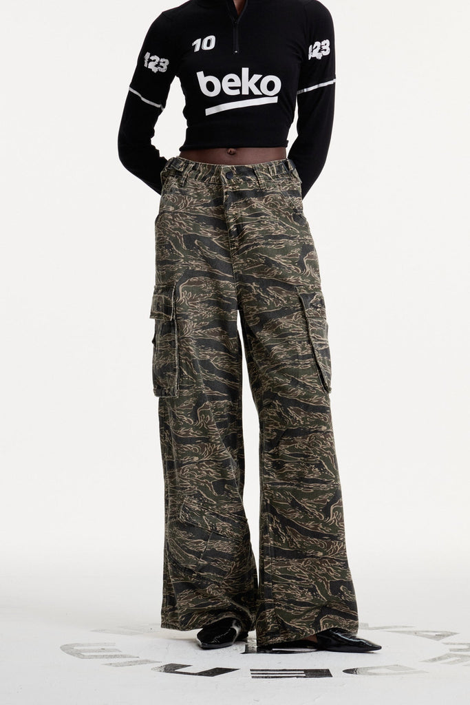 Clarus Print Jeans - Stylish beautiful dress for special occasions | Buy Online