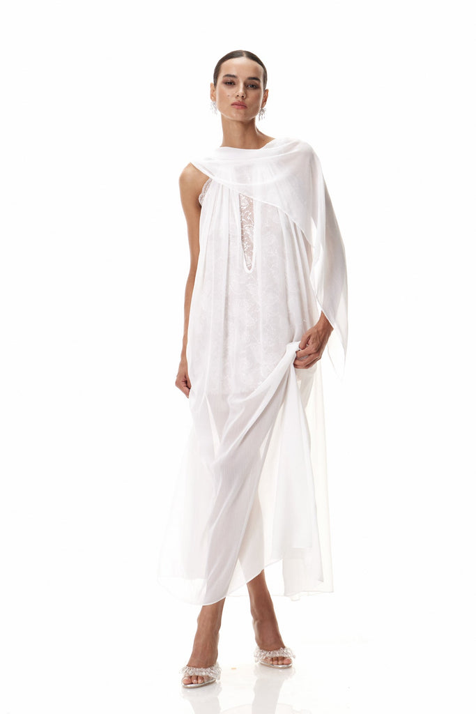 Stylish beautiful dress | Claudie Shawl Sequin Maxi Dress - Ideal for special occasions