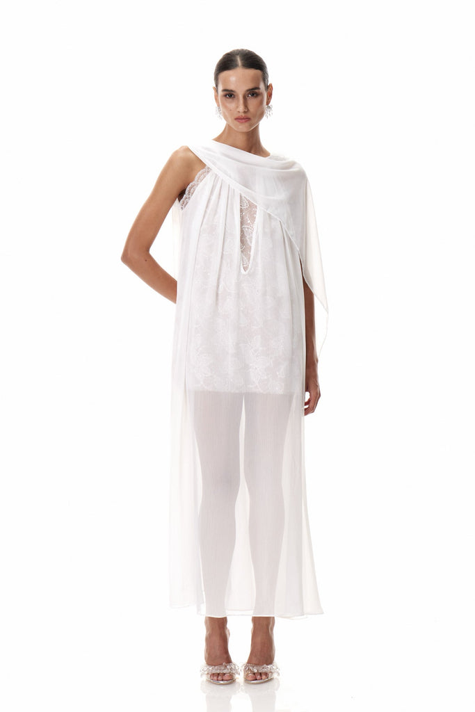 Claudie Shawl Sequin Maxi Dress - Stylish beautiful dress for special occasions | Buy Online