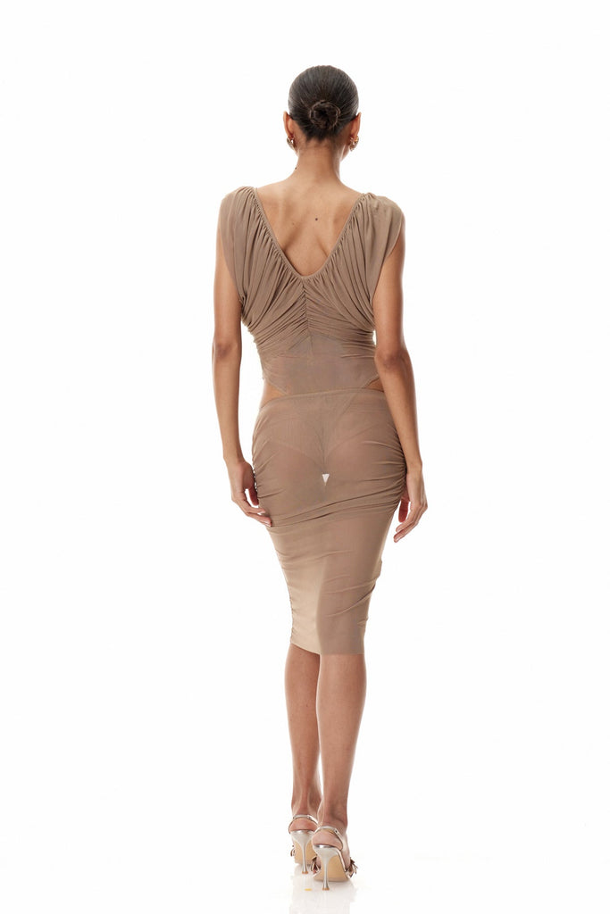 Shop  beautiful dress - Perfect for special occasions | Cleitus V Neck Ruch Skirt Set