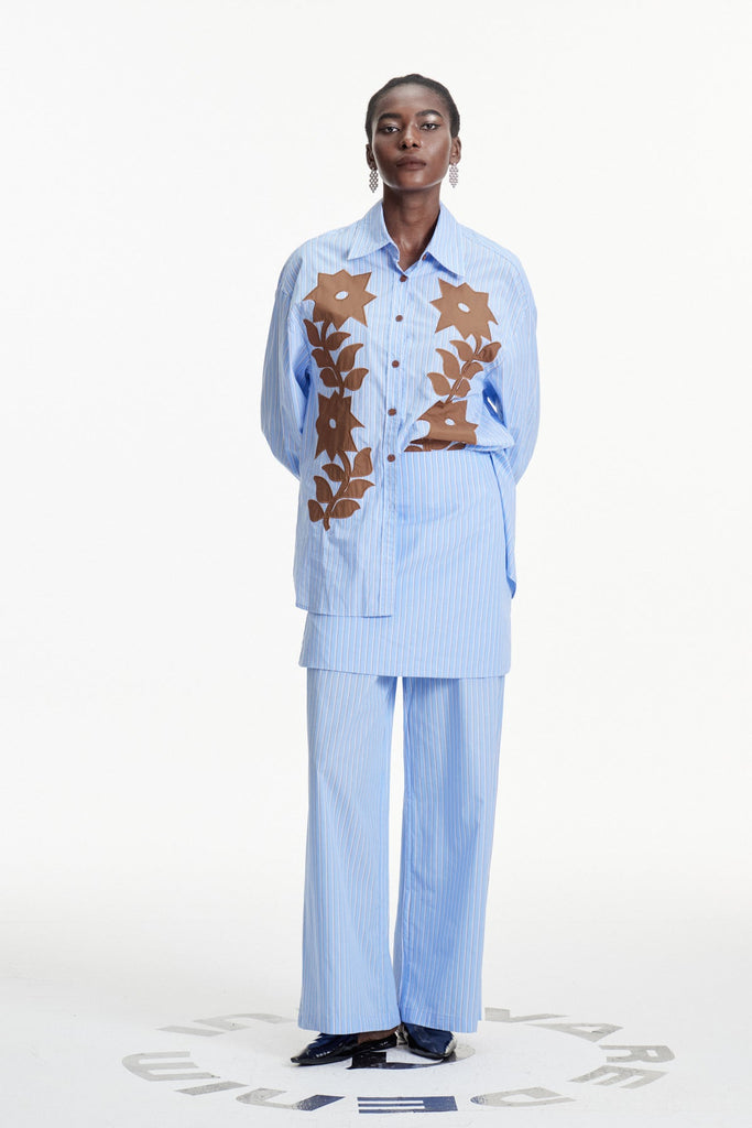 Stylish beautiful dress | Clementina Print Stripe Pants Set - Ideal for special occasions