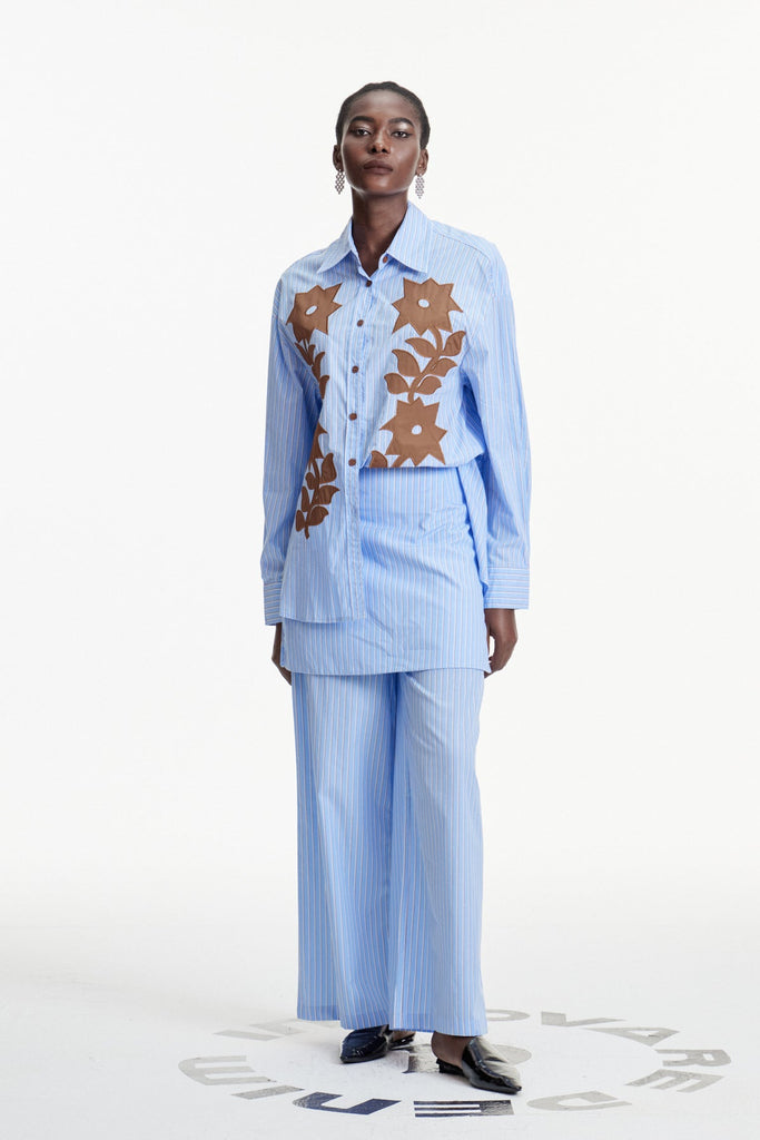 Stylish beautiful dress | Clementina Print Stripe Pants Set - Ideal for special occasions