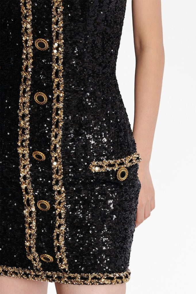 Shop  beautiful dress - Perfect for special occasions | Cleo Sequin Embellished Strapless Mini Dress
