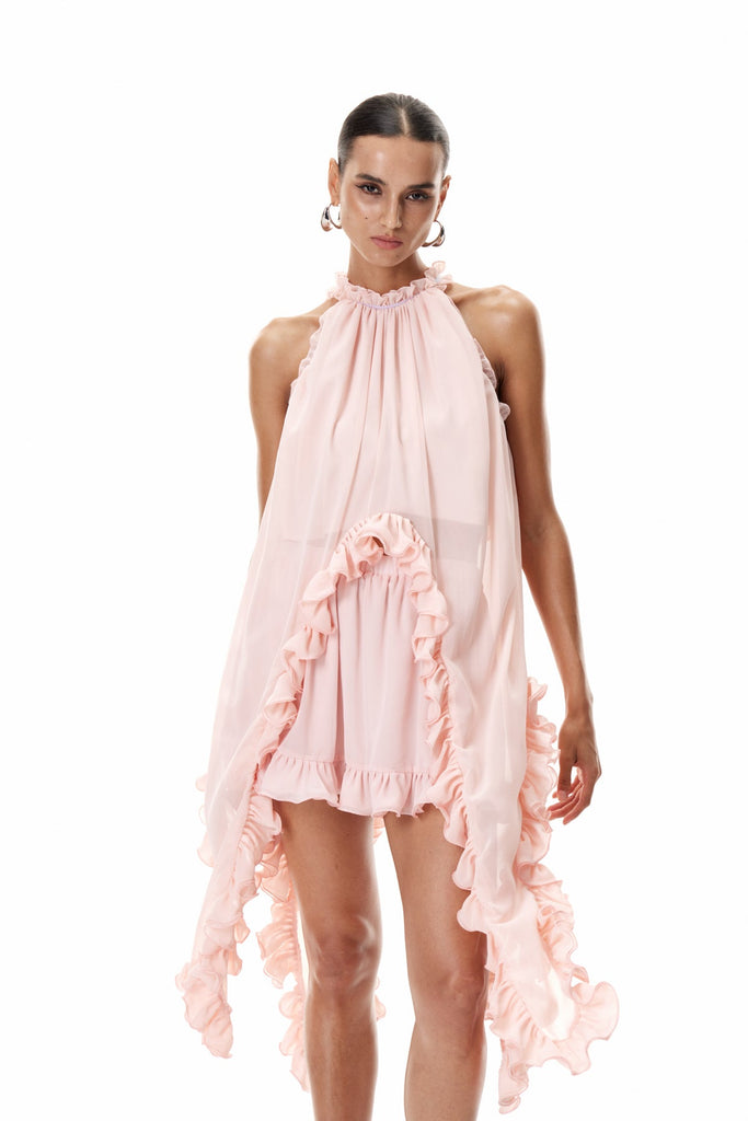 Stylish beautiful dress | Cleone Sleeveless Ruffle Skirt Set - Ideal for special occasions