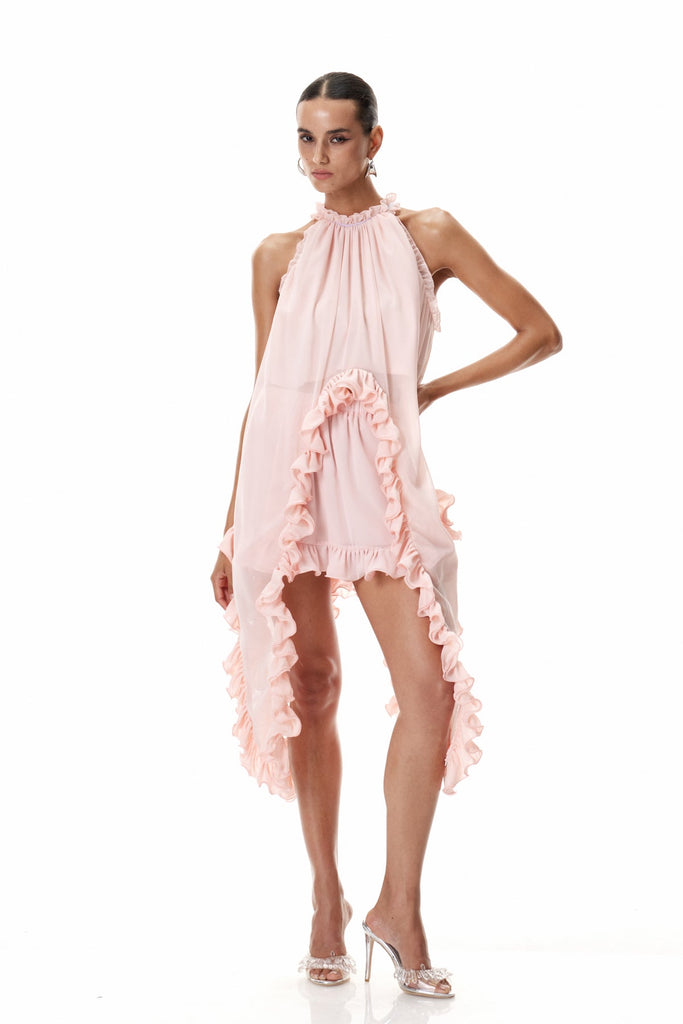 Cleone Sleeveless Ruffle Skirt Set - Stylish beautiful dress for special occasions | Buy Online