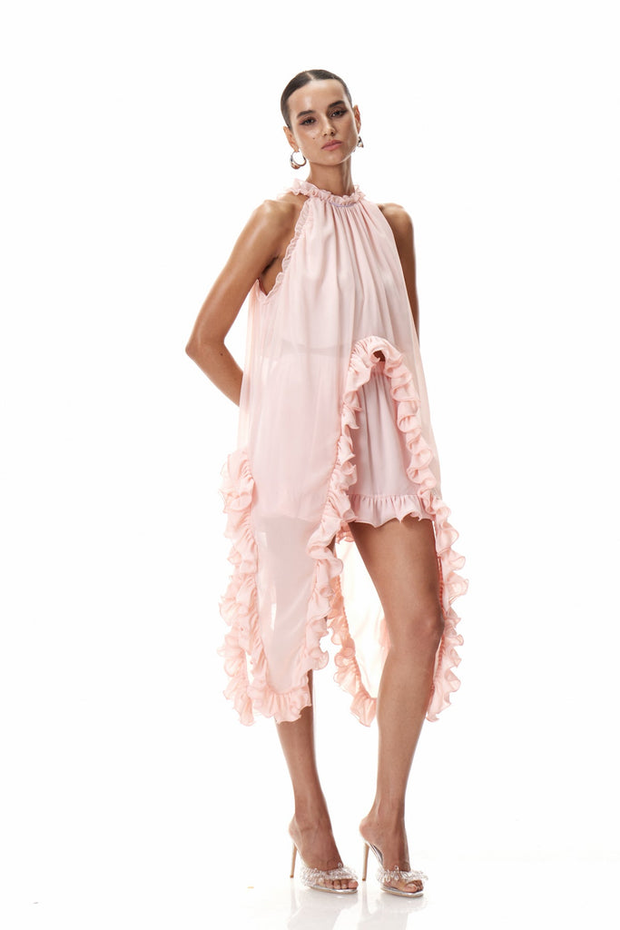 Cleone Sleeveless Ruffle Skirt Set - Stylish beautiful dress for special occasions | Buy Online