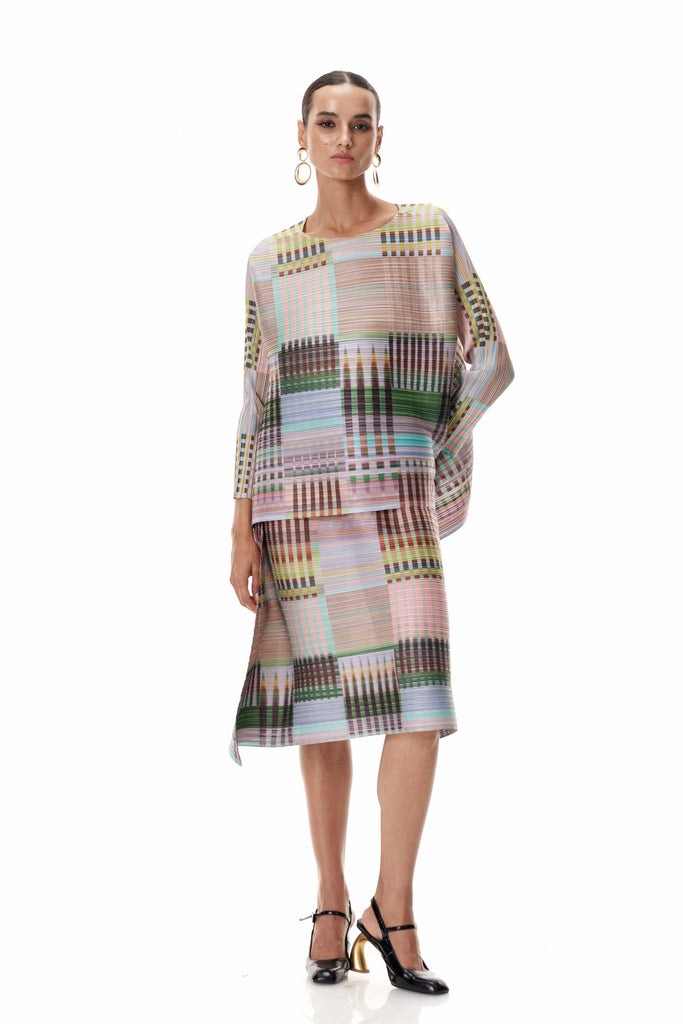 Shop  beautiful dress - Perfect for special occasions | Cleophas Grid Skirt Set