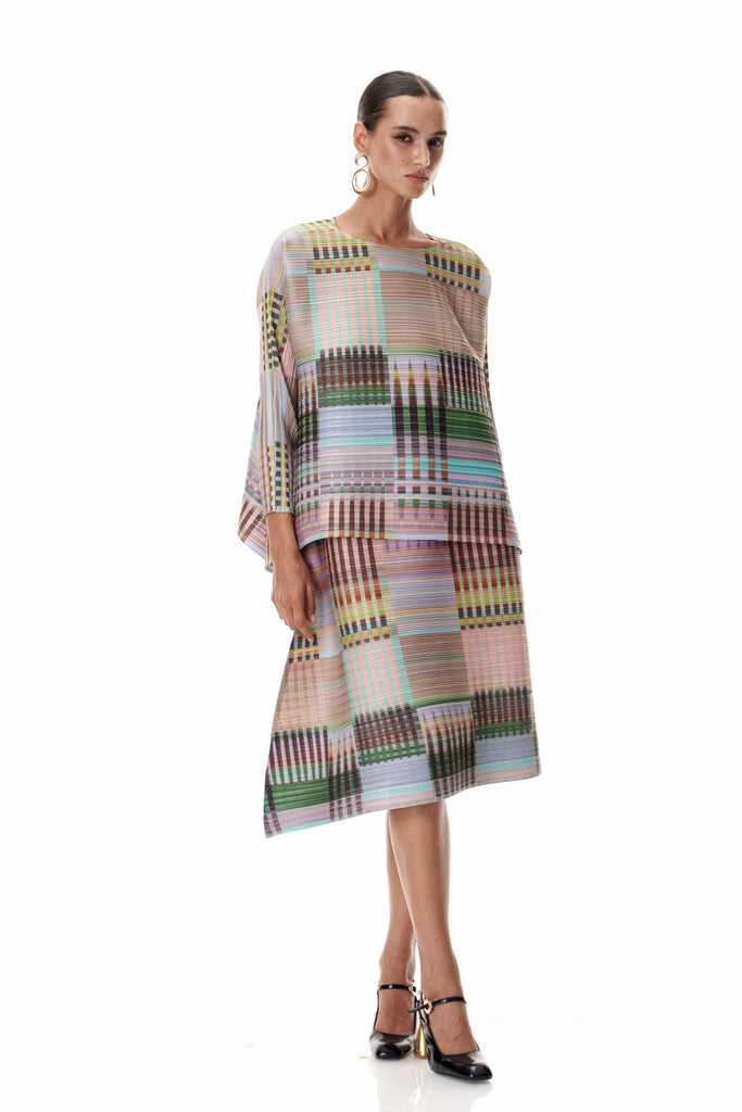 Shop  beautiful dress - Perfect for special occasions | Cleophas Grid Skirt Set