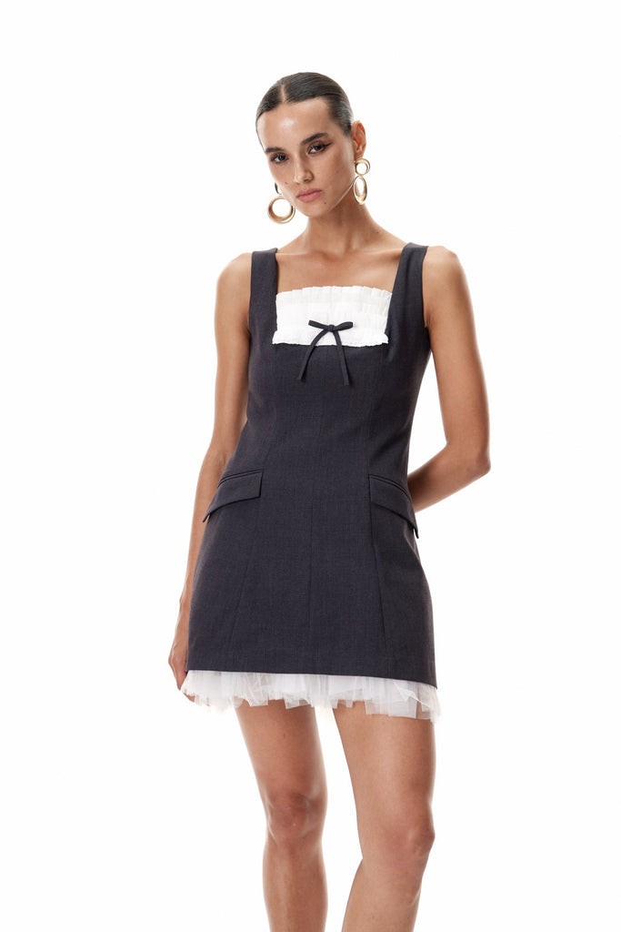 Shop  beautiful dress - Perfect for special occasions | Cliff Sleeveless Mesh Mini Dress