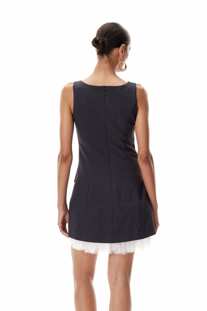 Stylish beautiful dress | Cliff Sleeveless Mesh Mini Dress - Ideal for special occasions