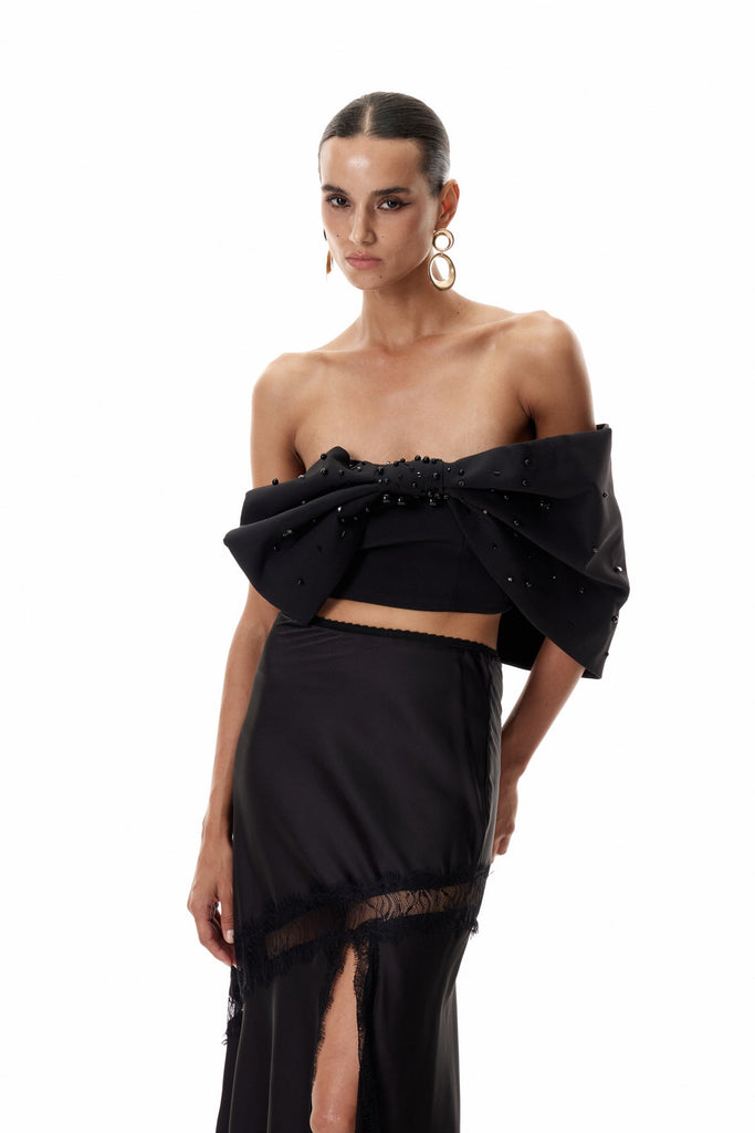 Stylish beautiful dress | Clifford Crystal Bow Top - Ideal for special occasions