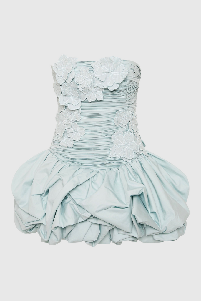 Shop  beautiful dress - Perfect for special occasions | Coleka Floral Appliqué Strapless Mini Dress