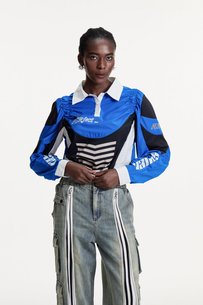 Stylish beautiful dress | Colombano Drawstring Print Top - Ideal for special occasions