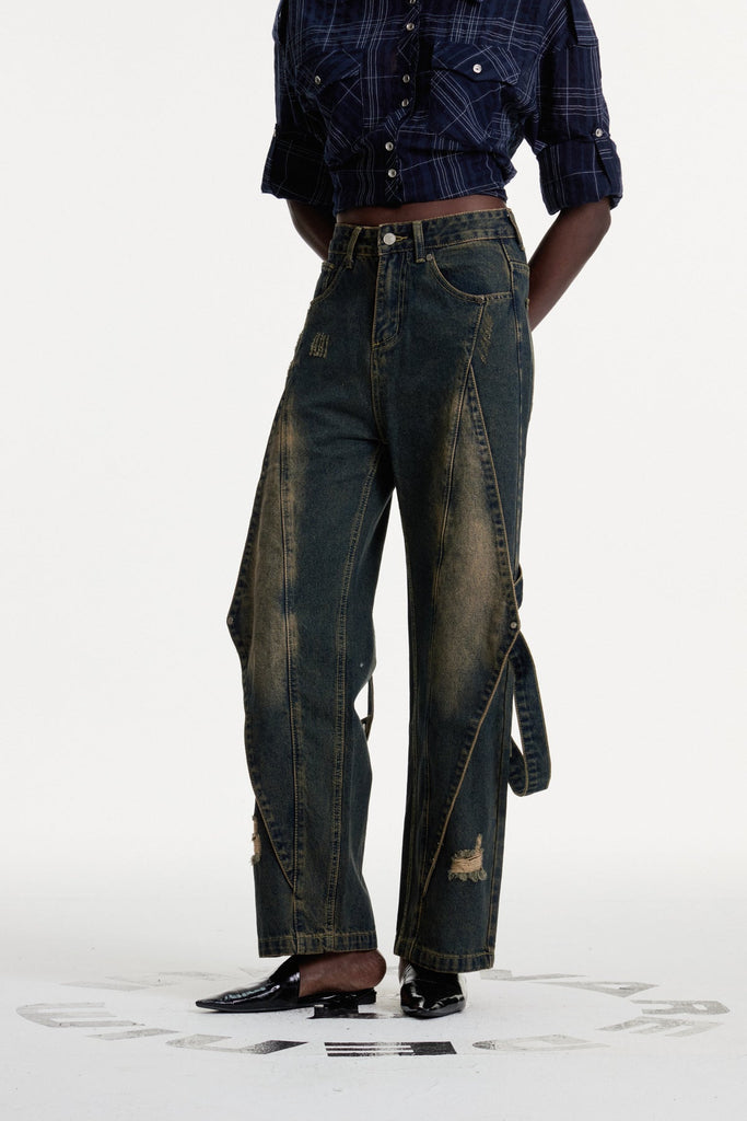 Stylish beautiful dress | Columba Deconstruct Jeans - Ideal for special occasions