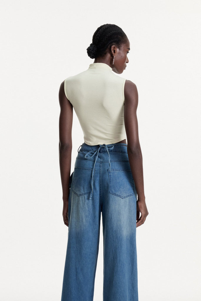 Comfort Cutout Crop Top - Stylish beautiful dress for special occasions | Buy Online