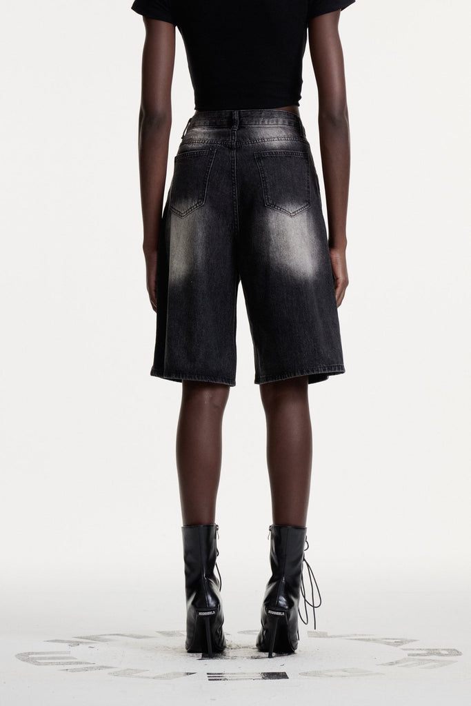 Shop  beautiful midi - Perfect for special occasions | Conall Deconstruct Print Midi Jeans