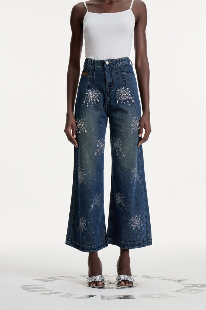 Conchita Crystal Jeans - Stylish beautiful dress for special occasions | Buy Online