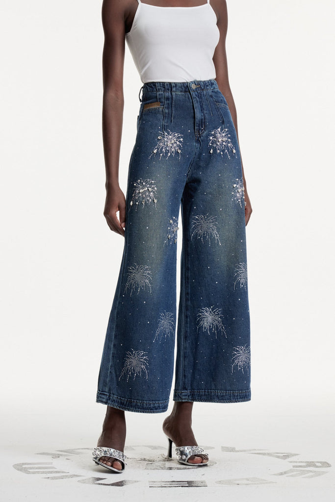 Conchita Crystal Jeans - Stylish beautiful dress for special occasions | Buy Online