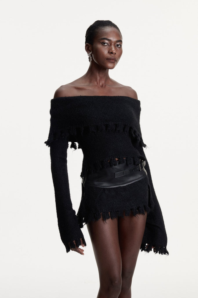 Shop  beautiful dress - Perfect for special occasions | Conleth Off Shoulder Fringe Skirt Set