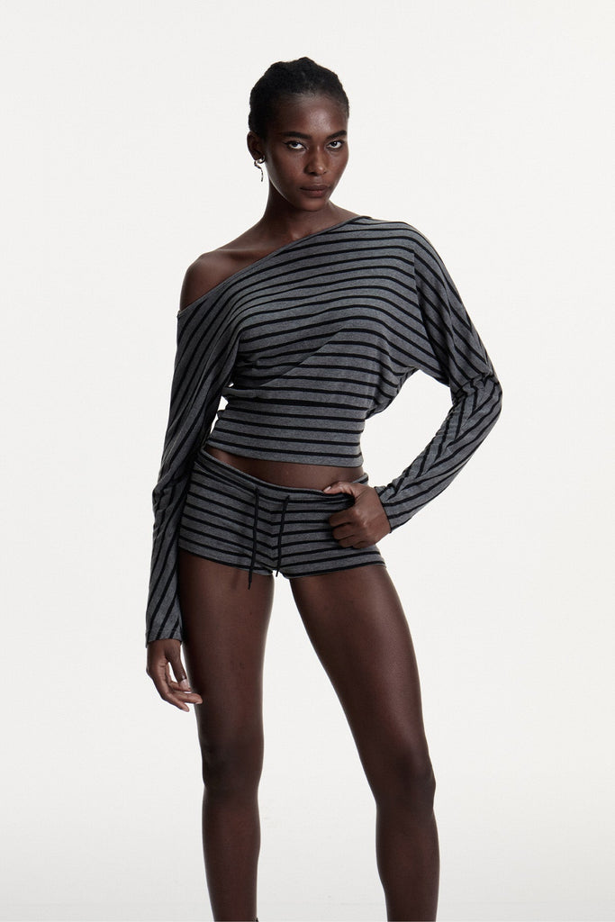 Stylish beautiful dress | Connla Asymmetric Stripe Pants Set - Ideal for special occasions