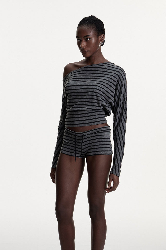 Stylish beautiful dress | Connla Asymmetric Stripe Pants Set - Ideal for special occasions