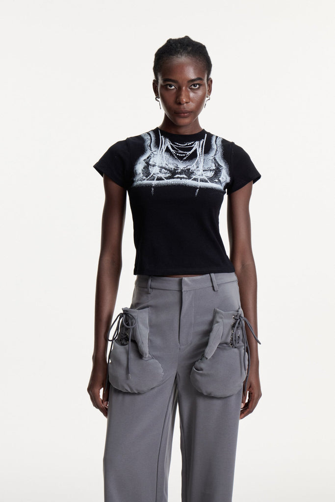 Stylish beautiful dress | Conrad Print Bodycon T Shirt - Ideal for special occasions