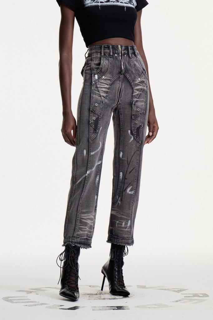 Stylish beautiful dress | Conrado Deconstruct Skinny Jeans - Ideal for special occasions