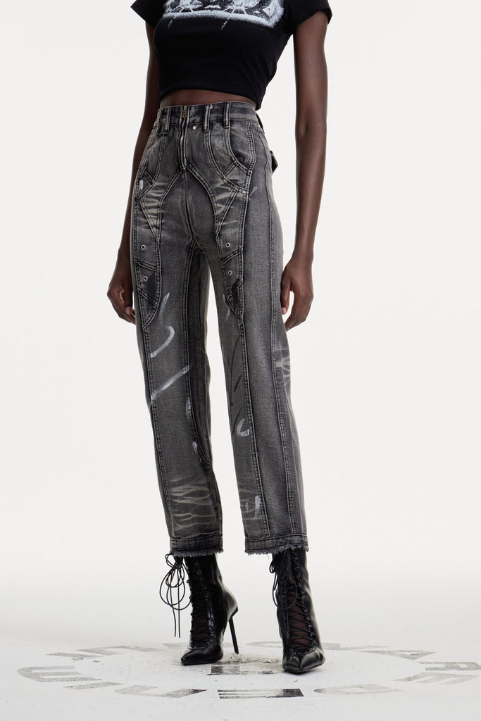 Stylish beautiful dress | Conrado Deconstruct Skinny Jeans - Ideal for special occasions