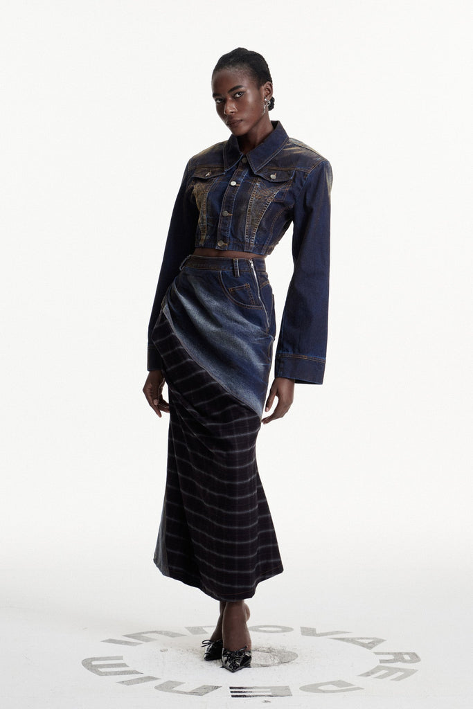 Shop  beautiful dress - Perfect for special occasions | Consolata Deconstruct Stripe Skirt Set