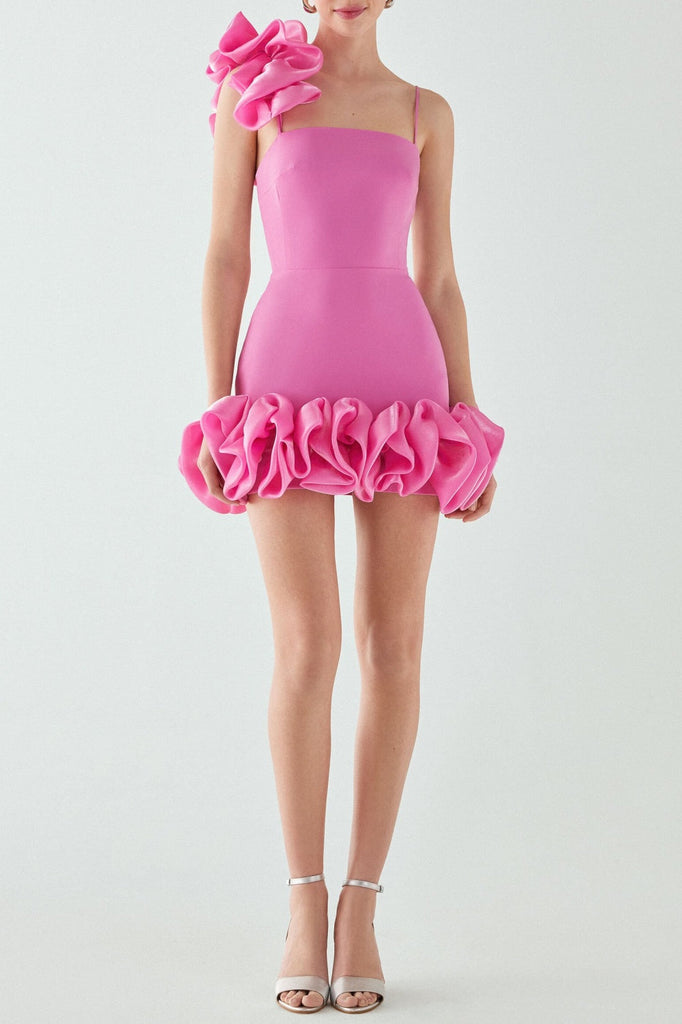 Shop  beautiful dress - Perfect for special occasions | Constance Puff Satin Mini Dress