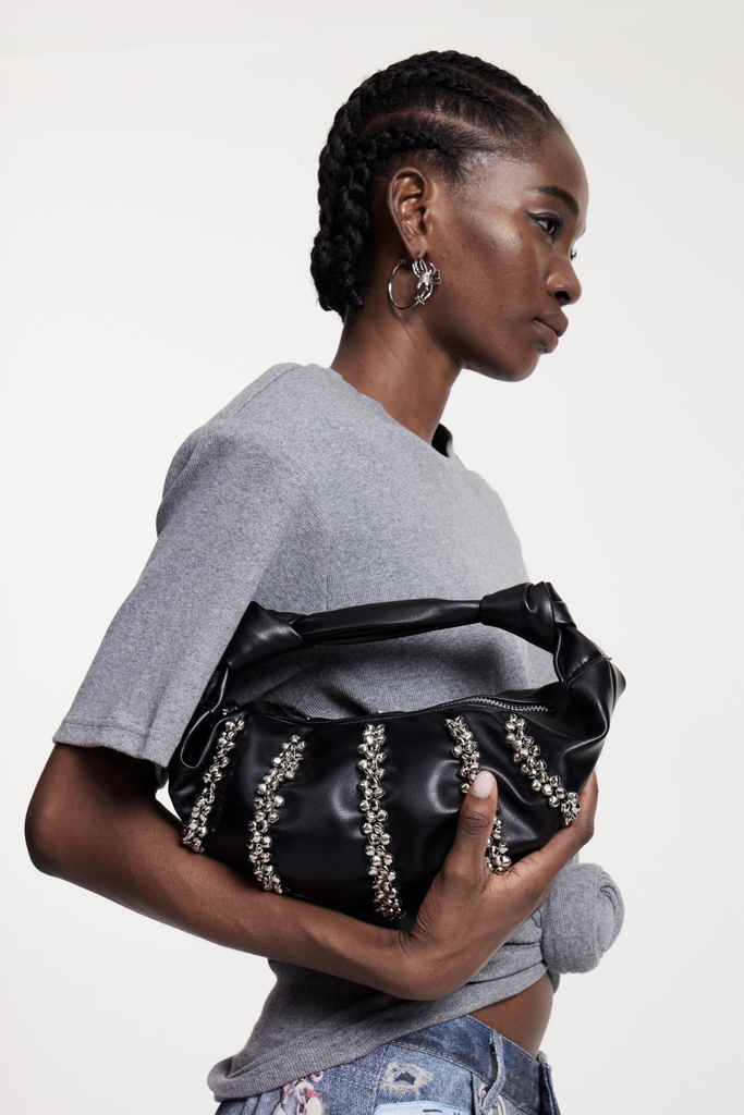 Stylish beautiful dress | Constancio Embellished  Handbag - Ideal for special occasions