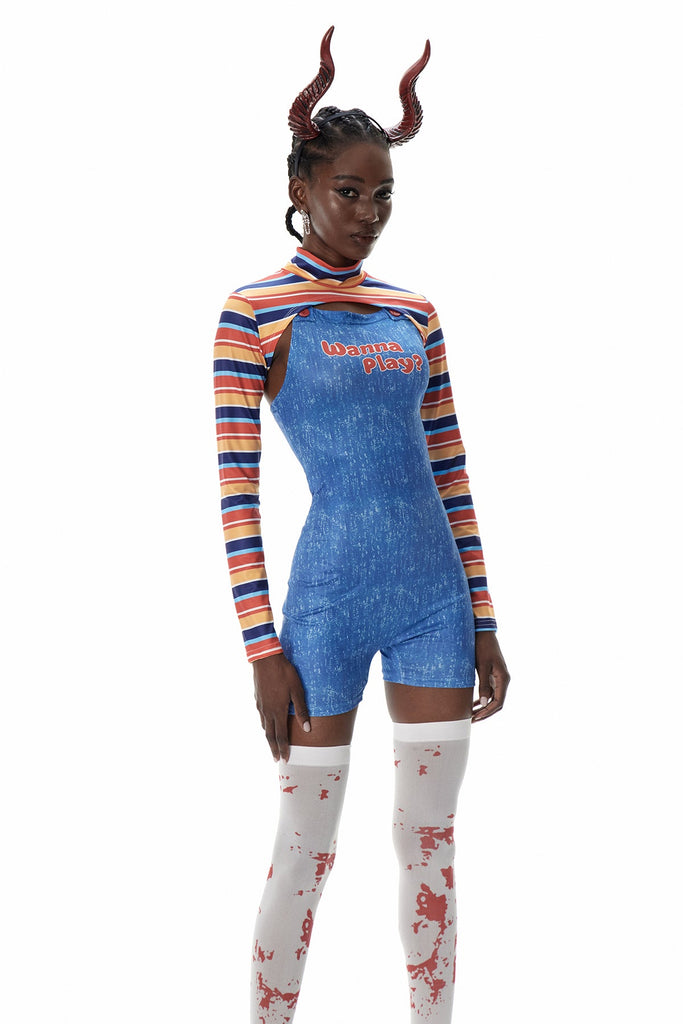 Stylish beautiful dress | Cosmina Stripe Bodycon Playsuits - Ideal for special occasions