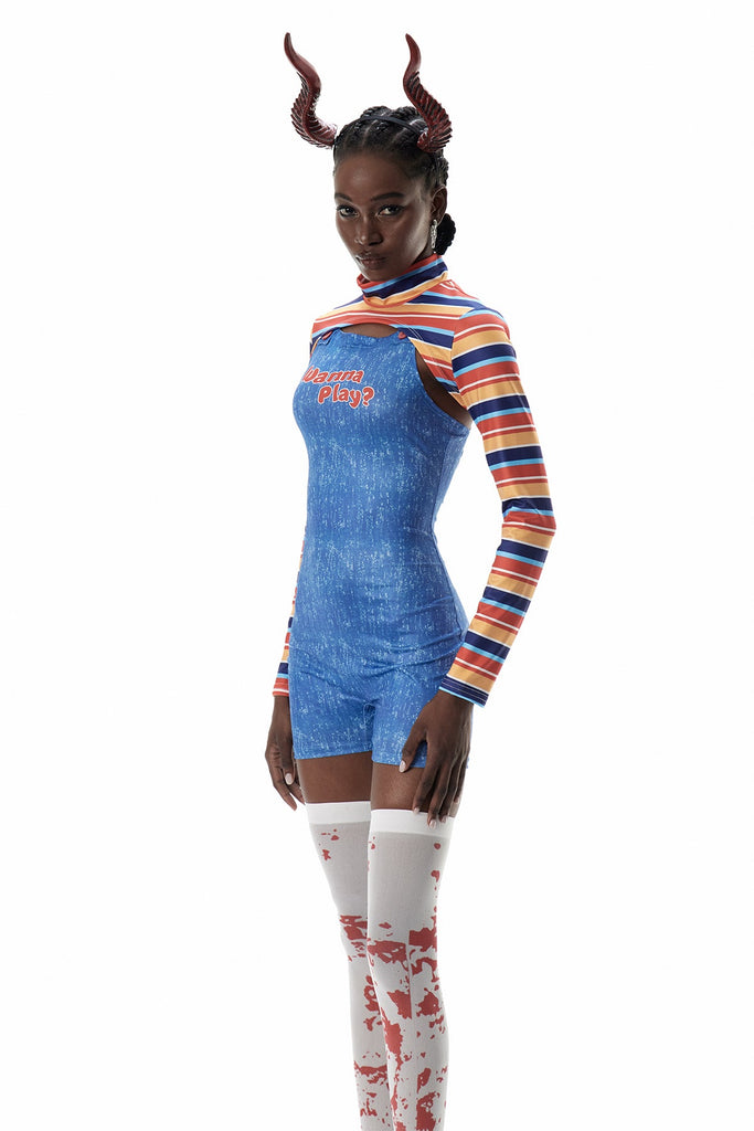 Stylish beautiful dress | Cosmina Stripe Bodycon Playsuits - Ideal for special occasions