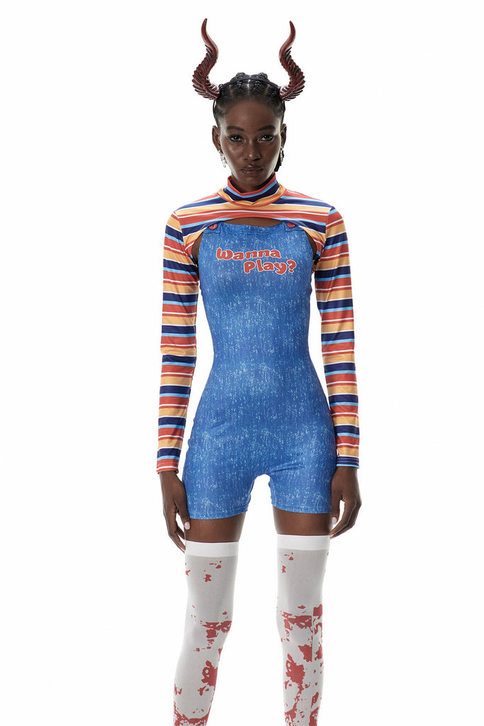 Cosmina Stripe Bodycon Playsuits - Stylish beautiful dress for special occasions | Buy Online