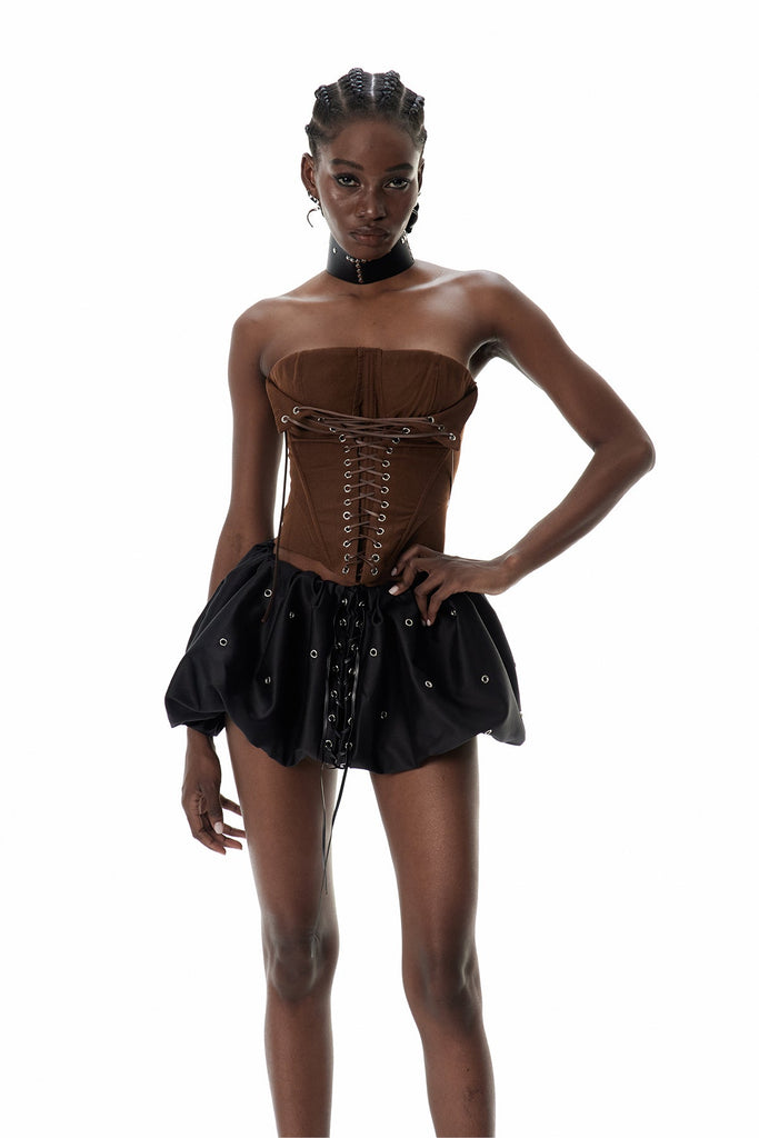 Stylish beautiful dress | Costantino Corset Lace Up Top - Ideal for special occasions