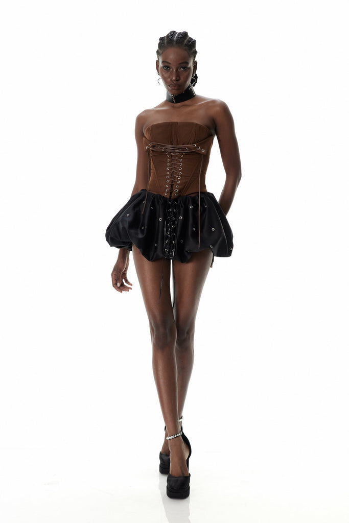 Stylish beautiful dress | Costantino Corset Lace Up Top - Ideal for special occasions
