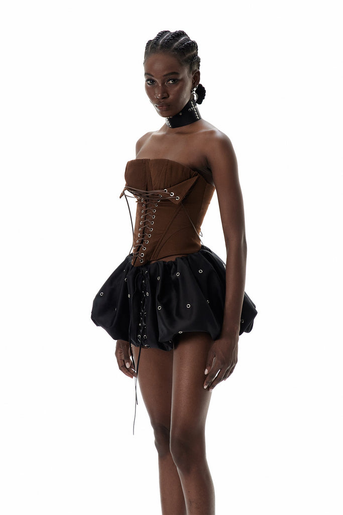 Stylish beautiful dress | Costantino Corset Lace Up Top - Ideal for special occasions