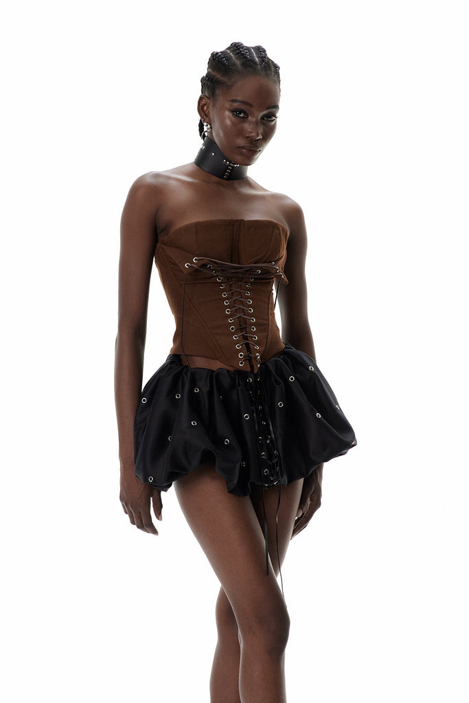 Stylish beautiful dress | Costantino Corset Lace Up Top - Ideal for special occasions