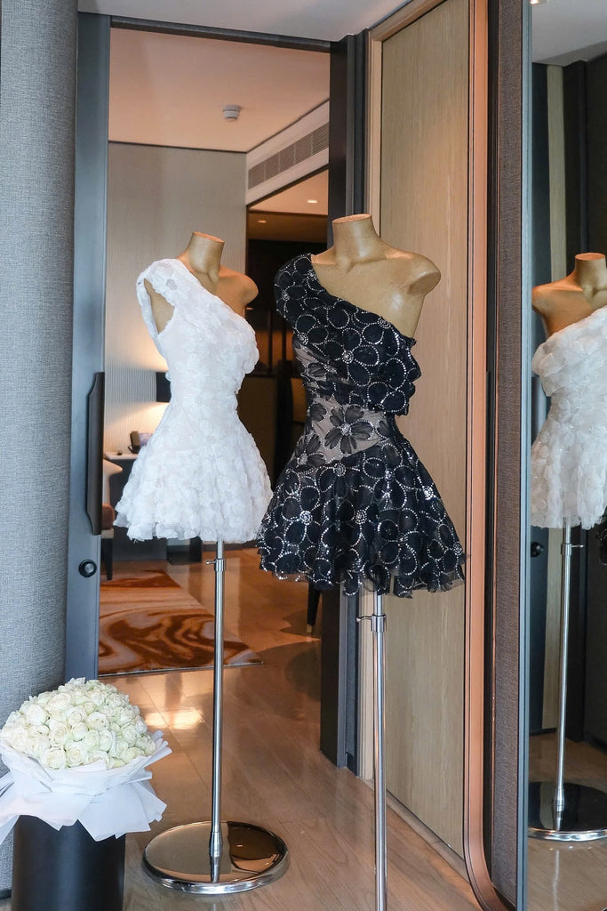 Shop  beautiful dress - Perfect for special occasions | Nicola Asymmetry Mini Dress