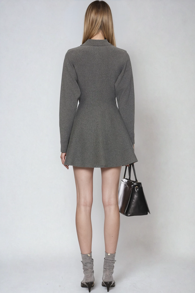 Dərya Long Sleeve Ruffle Mini Dress - Stylish beautiful dress for special occasions | Buy Online